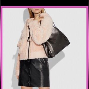 COACH Metallic Edie Handbag